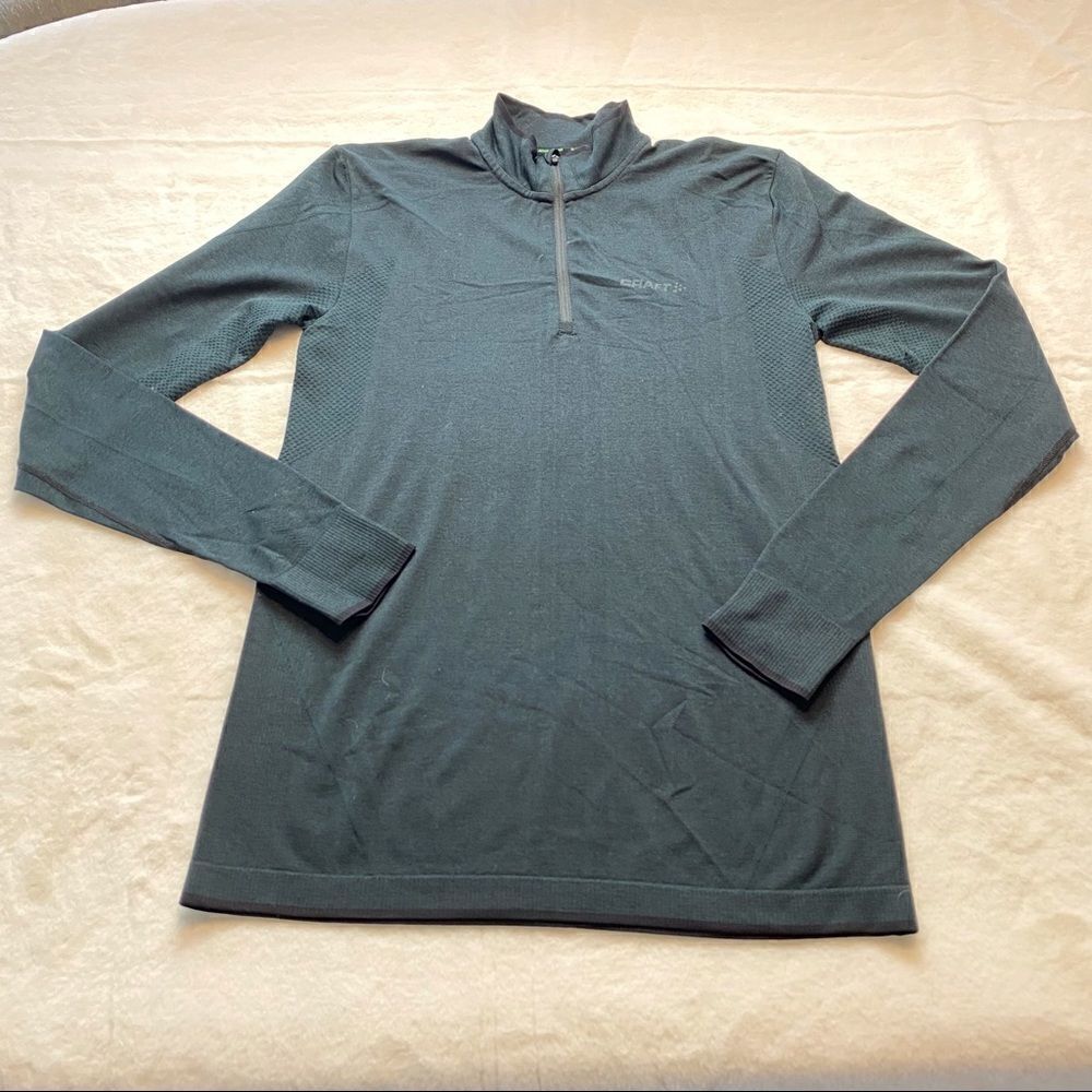 Craft Be Active Comfort 1/4 Zip Base Layer Size Large
